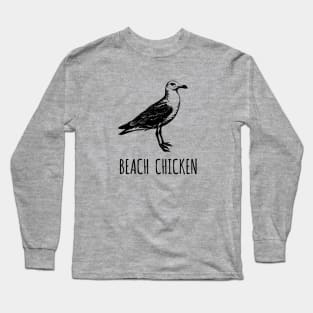 Beach Chicken Long Sleeve T-Shirt